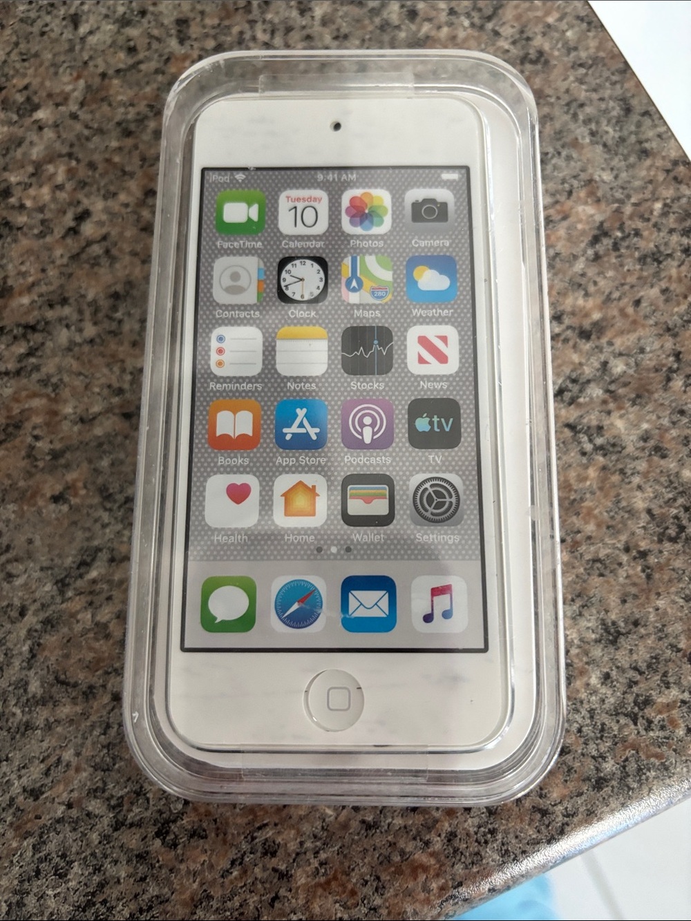 Apple White iPod Touch Front Panel with Home Button